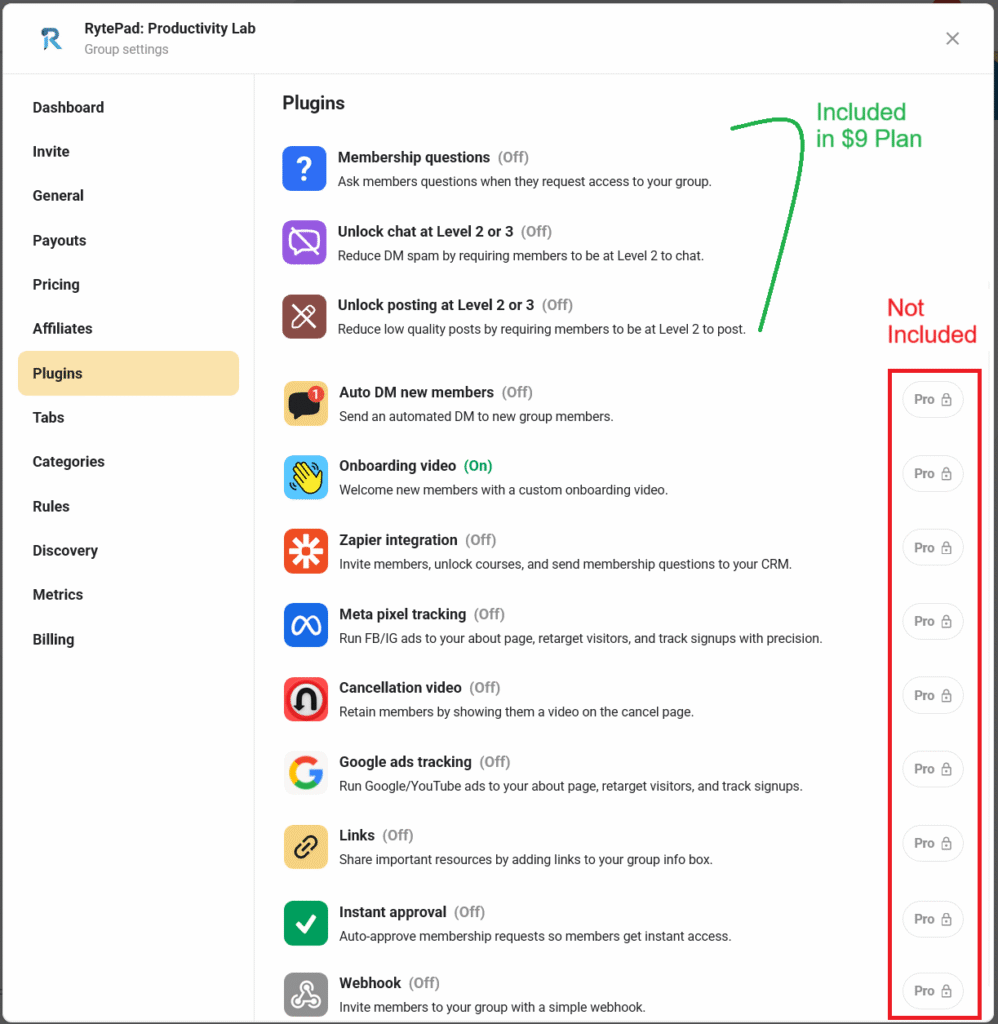 Skool pricing plugins(1)